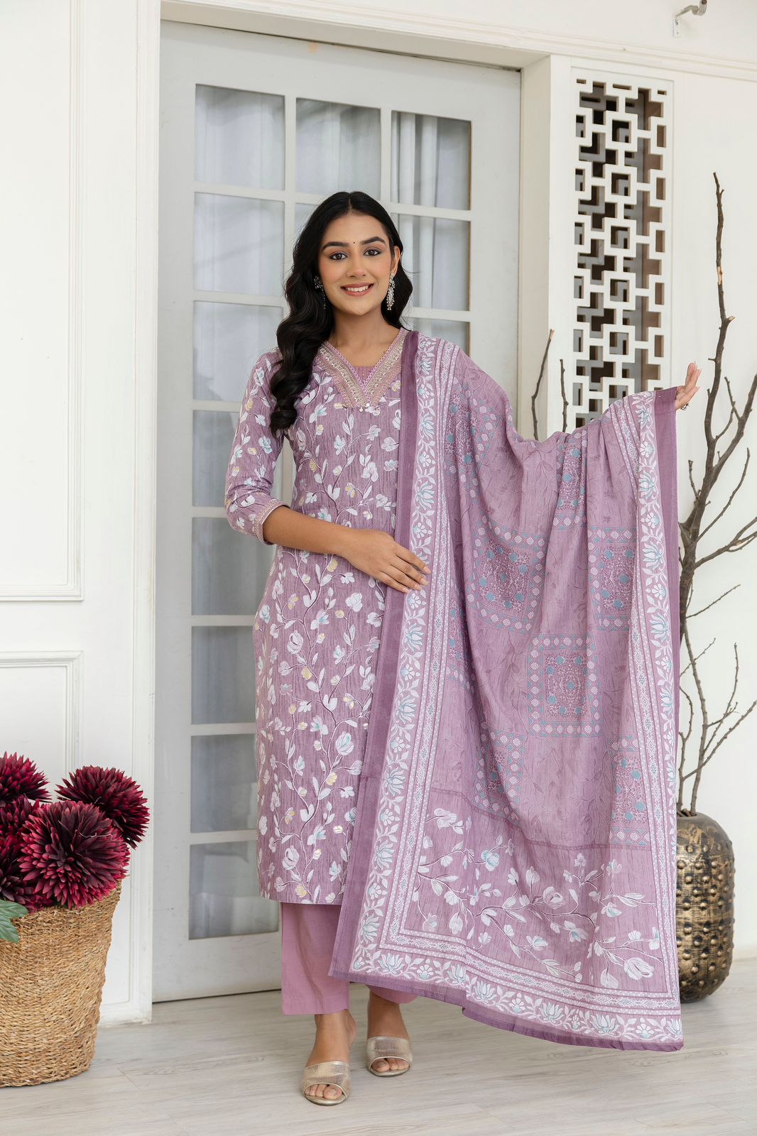 Pure cottan suit