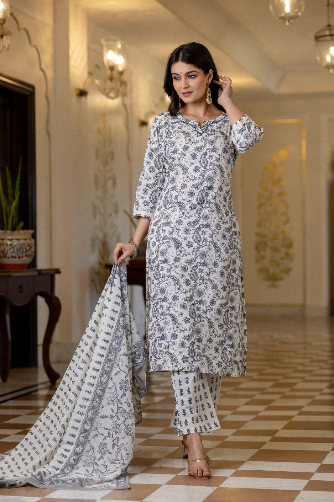 Pure cottan suit