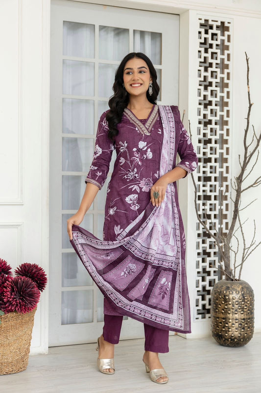 Pure cotton suit