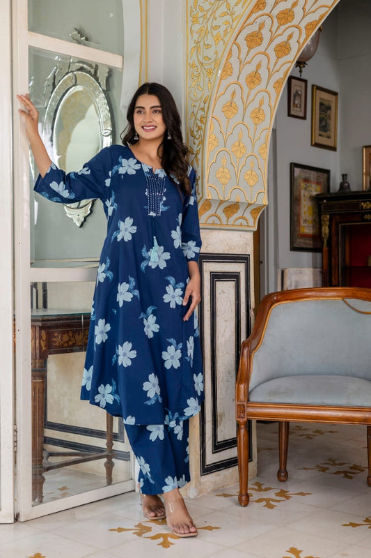 Pure cotton tunic & trouser
