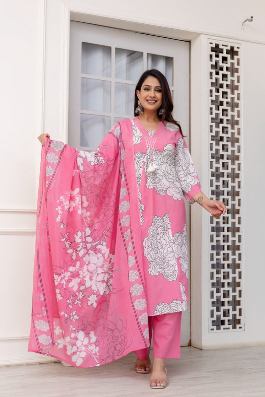 Pure cotton suit