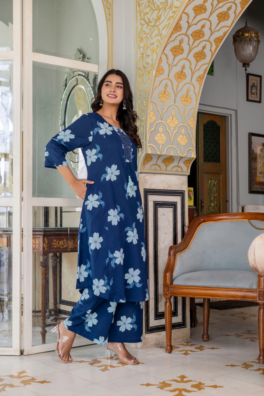 Pure cotton tunic & trouser